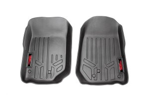 Jeep Wrangler Floor Mats - Front - Rough Country - Heavy Duty Floor Mats - '97-'06